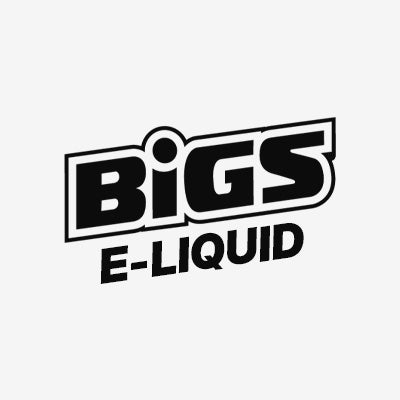 Logo of BIGS E-Liquid on a white background