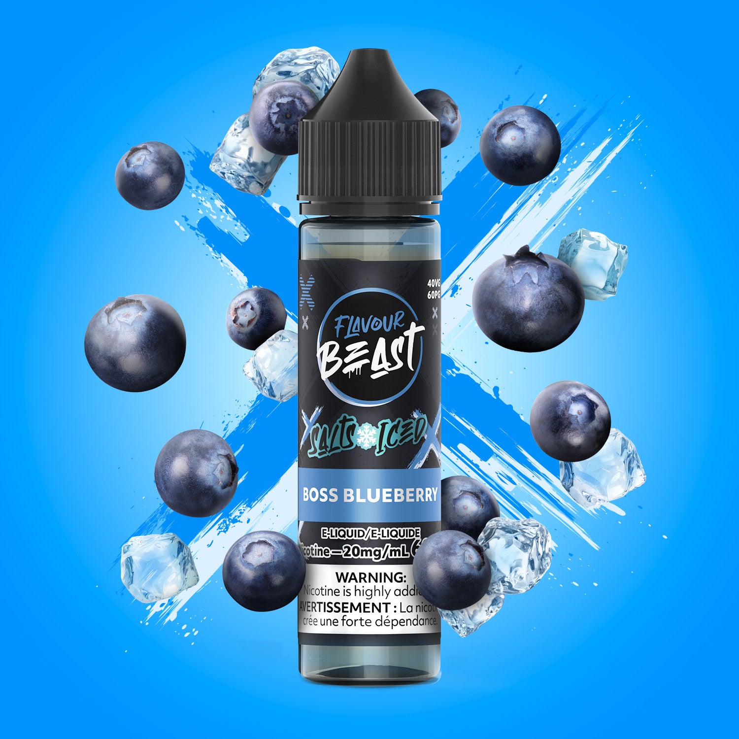 Flavour Beast Boss Blueberry 60mL Salt