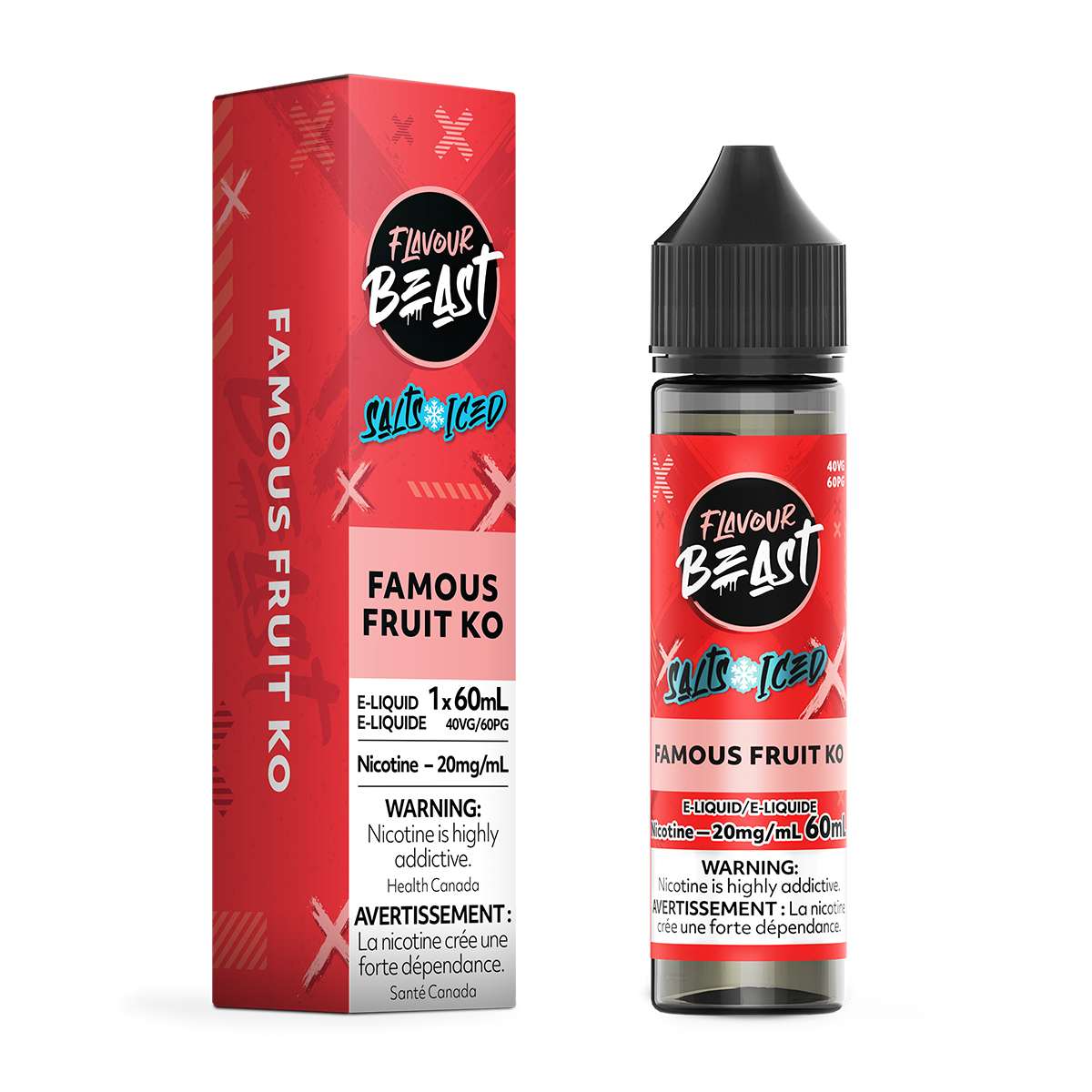 Fruit Punch Ice Nic Salt 60mL
