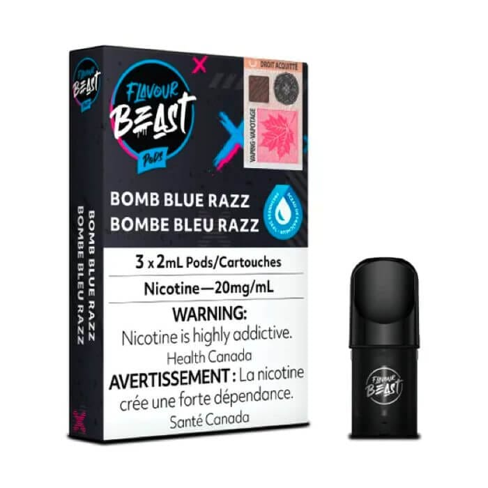 Blue Raspberry Flavour Beast Pods