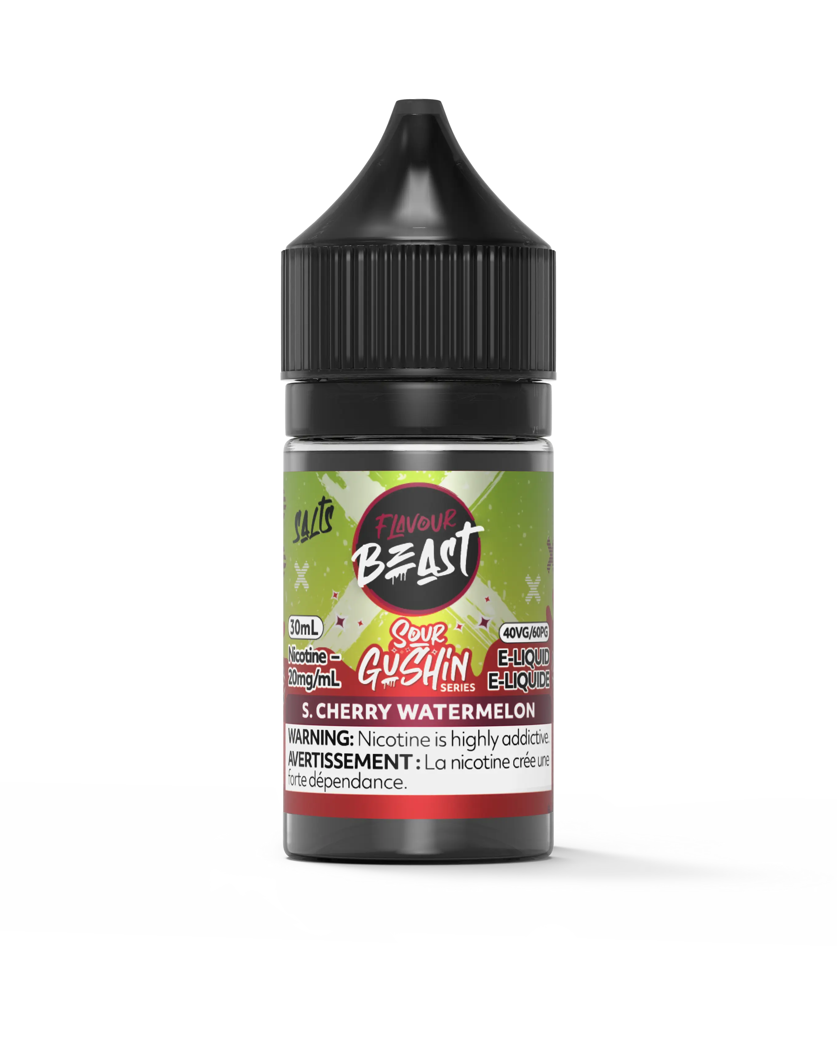 Flavour Beast Gushin S. Cherry Watermelon 30mL Salt