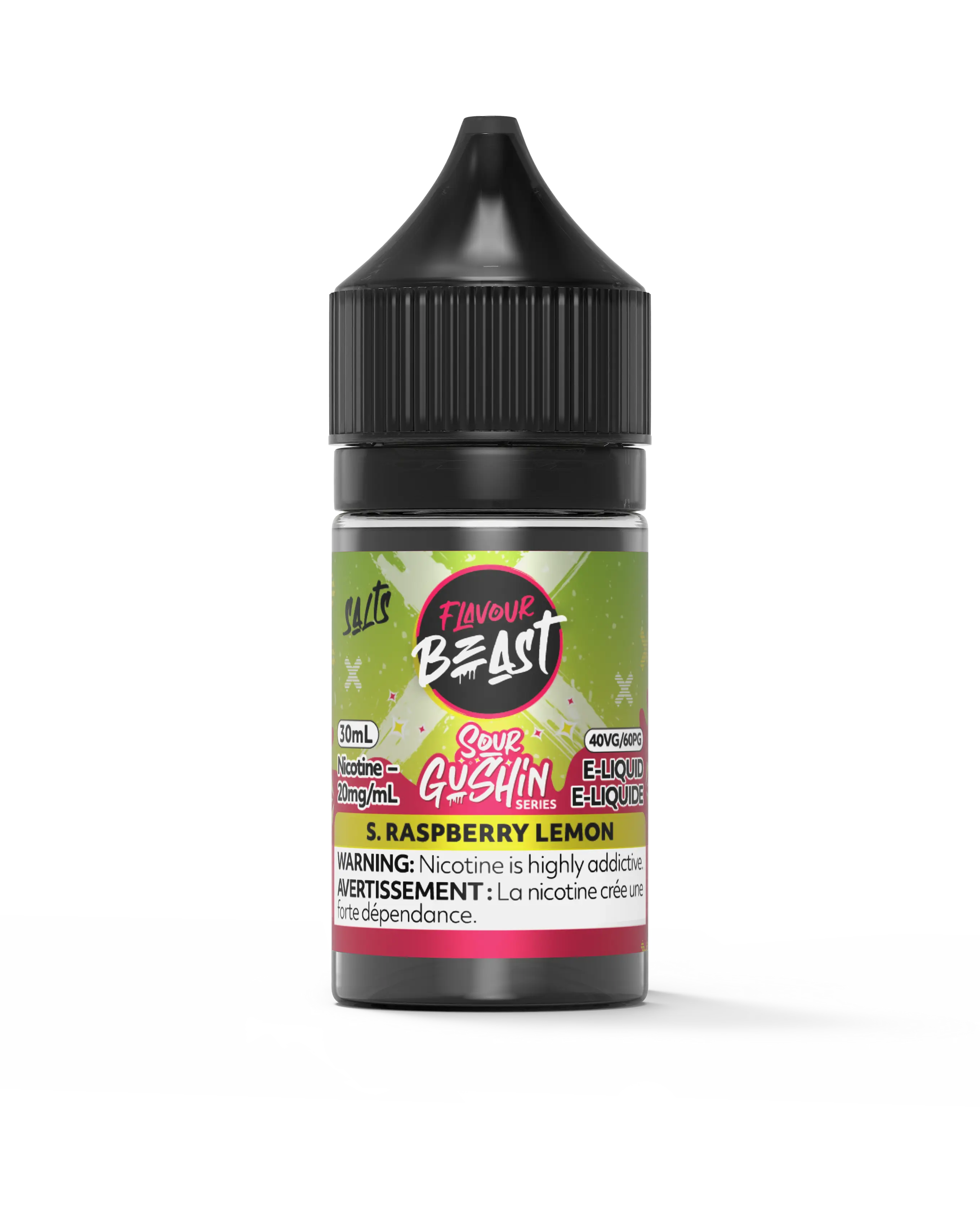 Flavour Beast Gushin S. Raspberry Lemon 30mL Salt