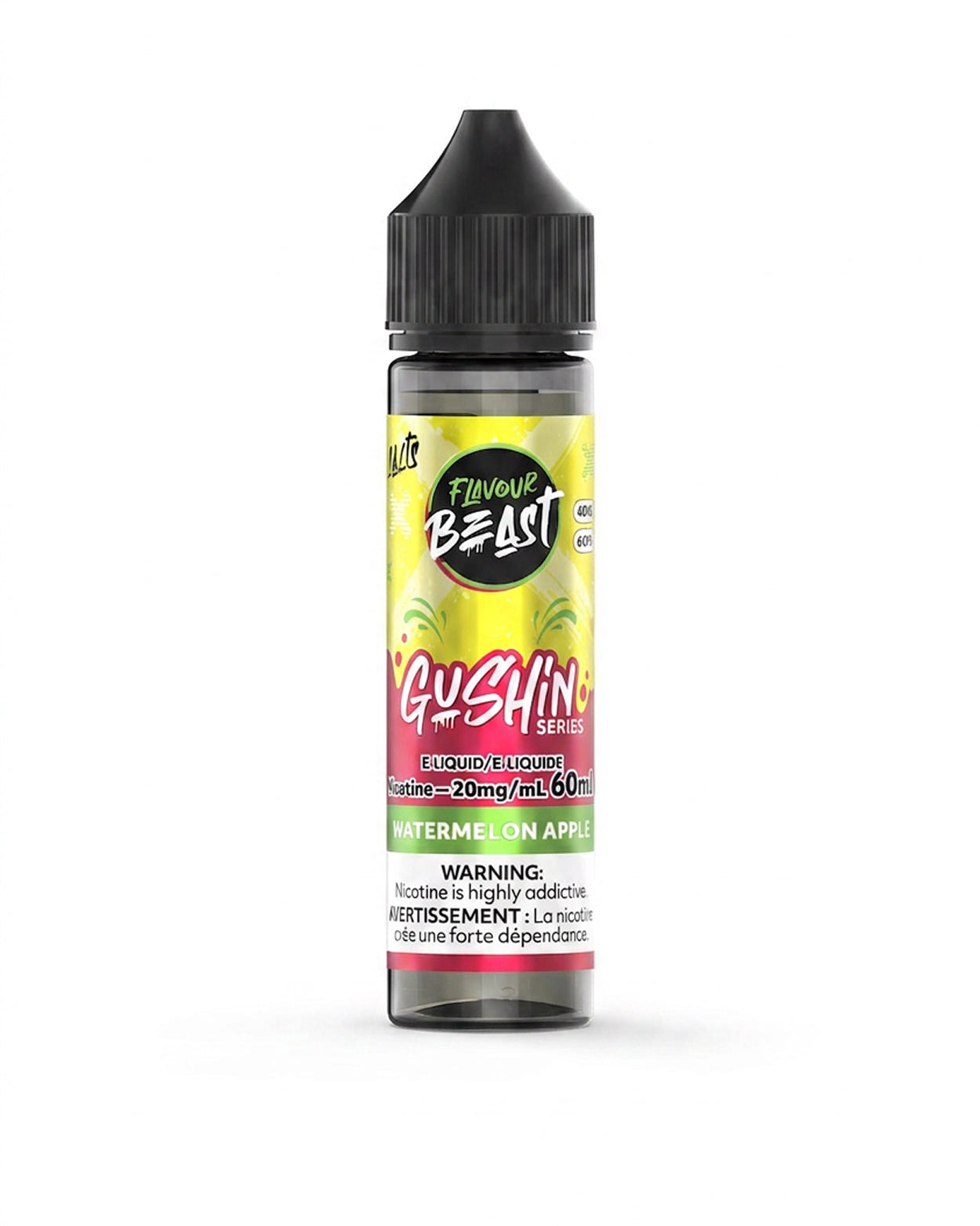 Gushin S. Watermelon Apple Flavour Beast 60mL Salt