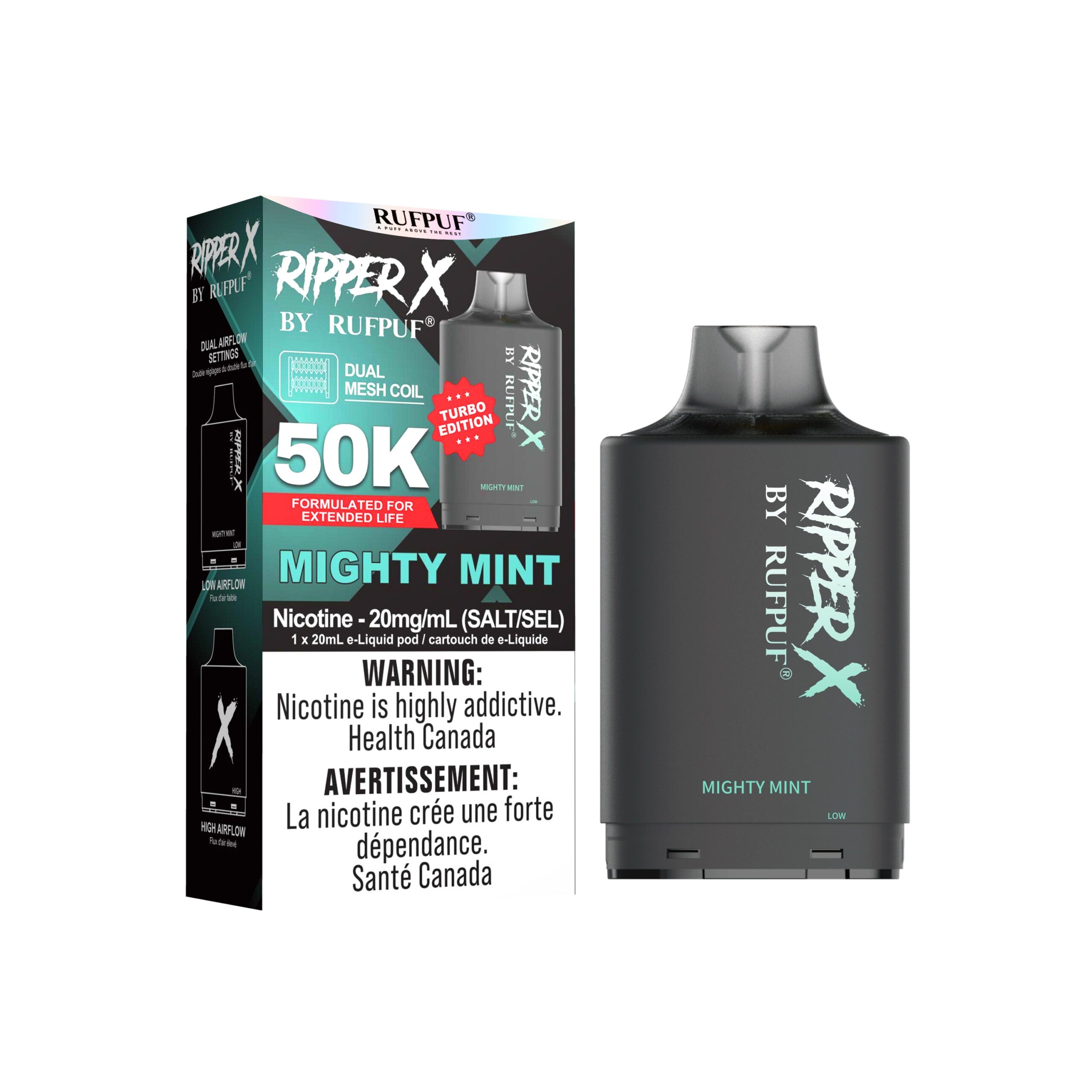 RIPPER X PODS | TURBO EDITION | 50K & 75K PUFFS