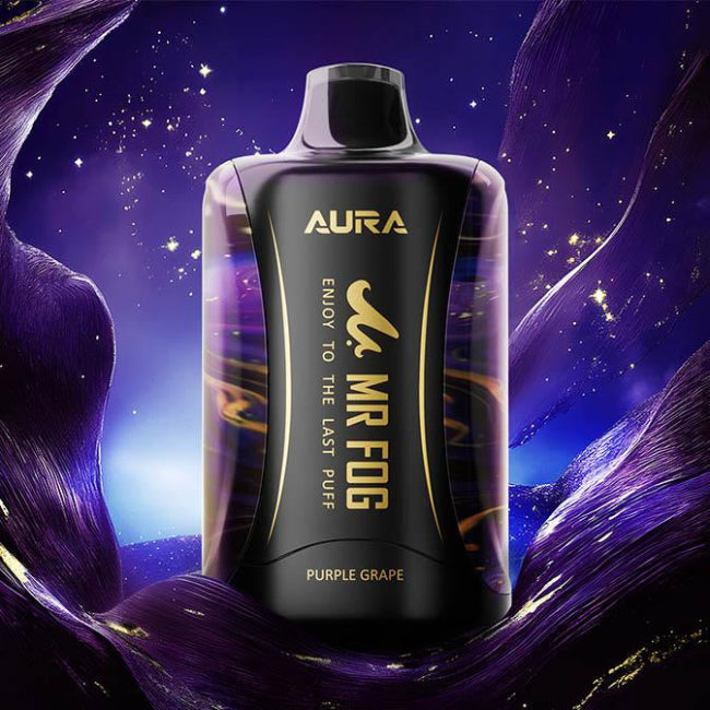 Purple Grape Mr Fog Aura disposable vape