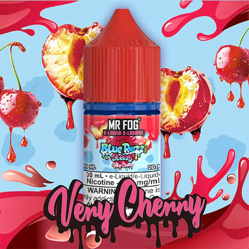 Mr Fog Blue Razz Steezy Very Cherry 30mL Salt Nic