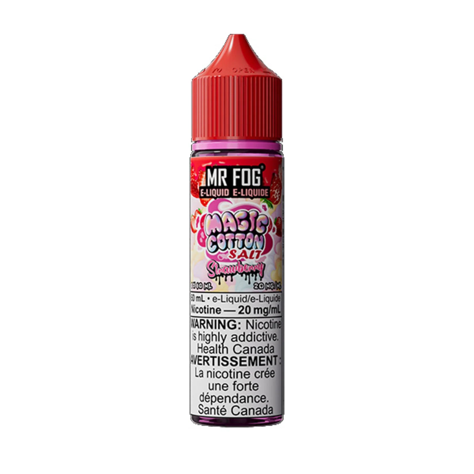 Magic Cotton Strawberry Mr Fog Salt Nic 60mL