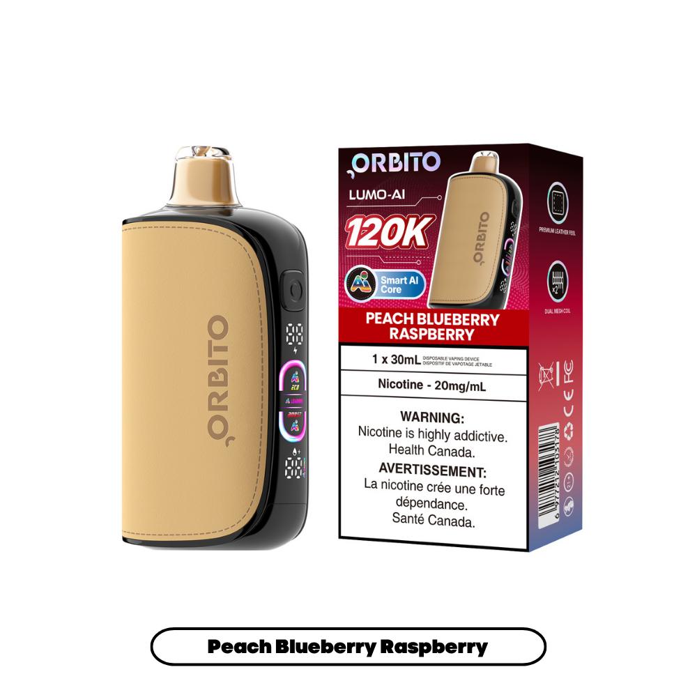 Peach Blueberry Raspberry Orbito Lumo Disposable