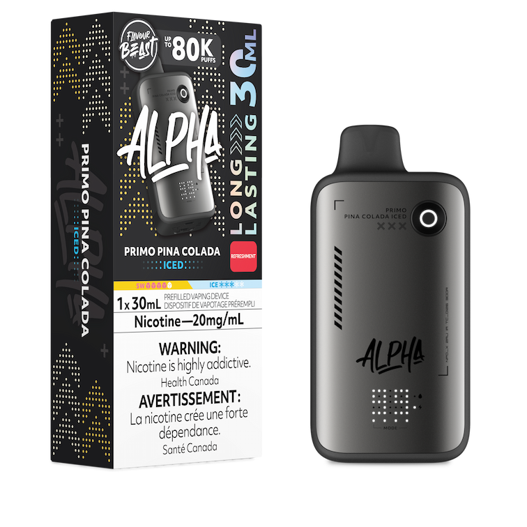 Primo Pina Colada Iced Flavour Beast Alpha 30mL Disposable
