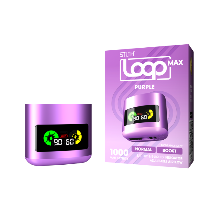 Purple STLTH Loop Max Battery