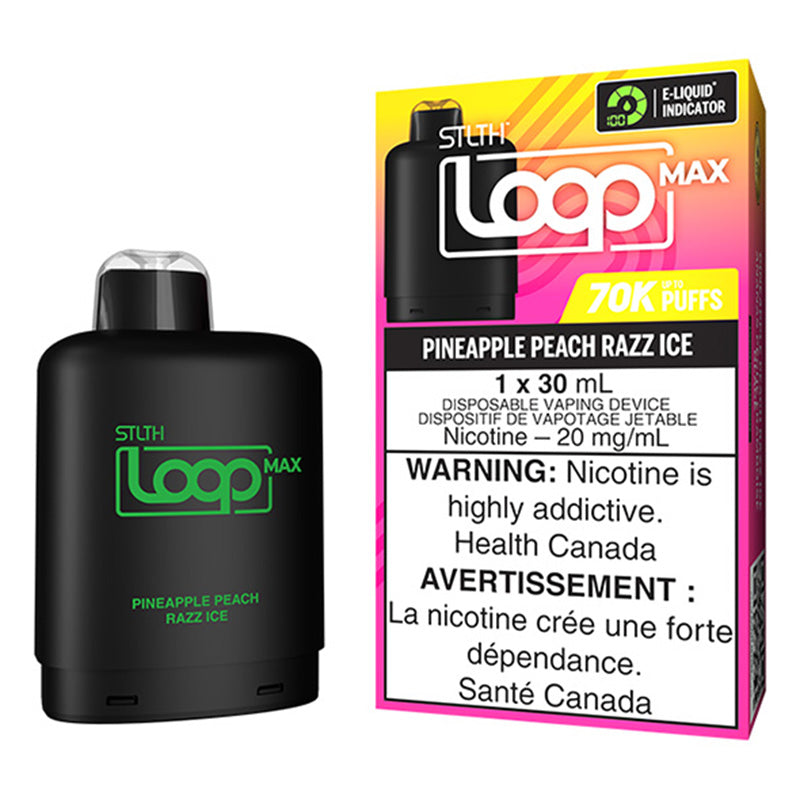 Pineapple Peach Razz Ice Loop MAX pods