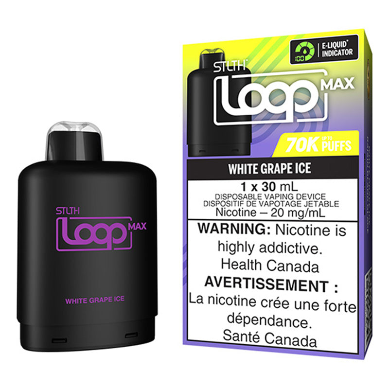 White Grape Ice Loop MAX pods