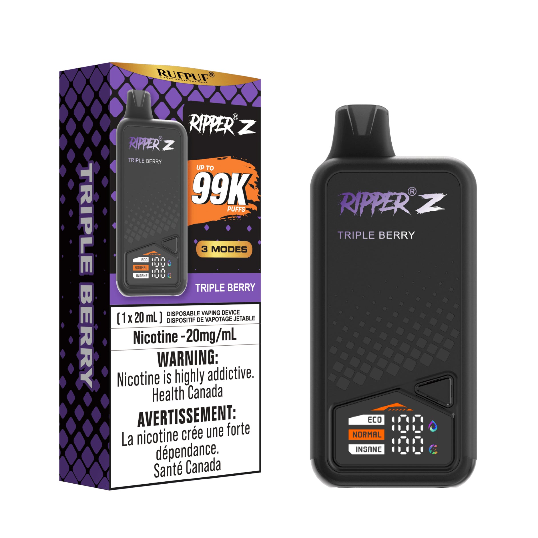 Triple Berry Ripper Z Disposable