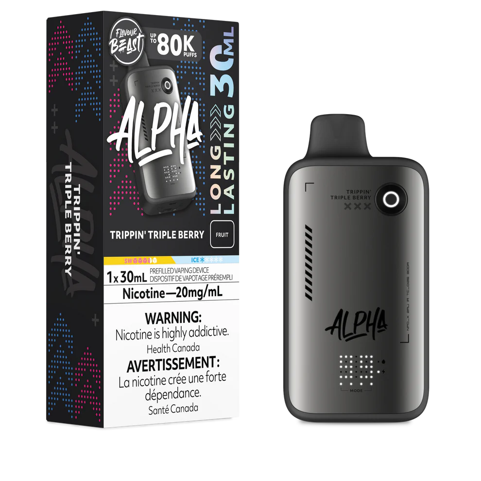 Trippin' Triple Berry Flavour Beast Alpha 30mL Disposable