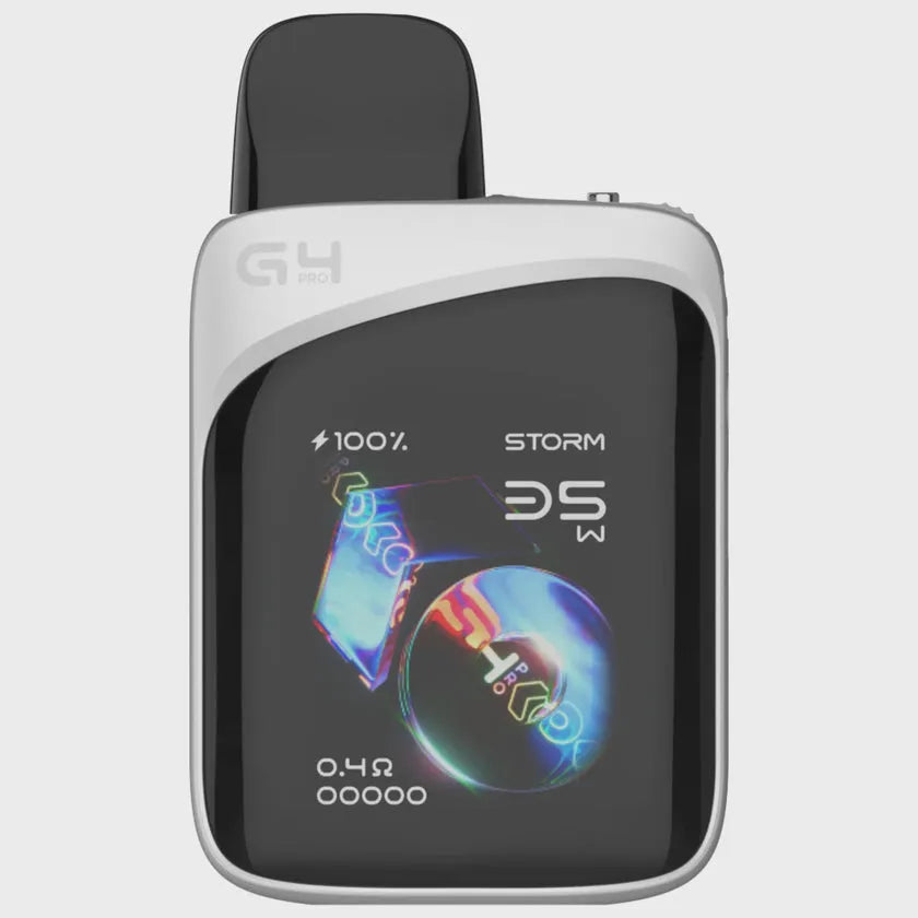 Silver UWELL CALBIRUN G4 Pro KOKO pod starter kit vape on white background