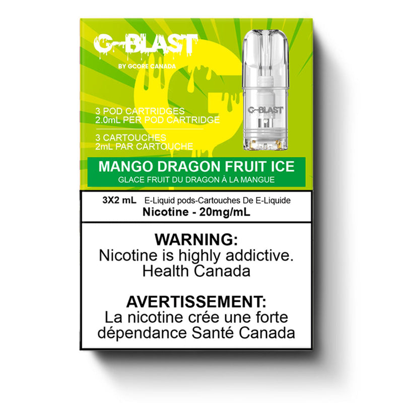 G-BLAST POD PACK - MANGO DRAGON FRUIT ICE-GCORE PODS-Gas City Vapes