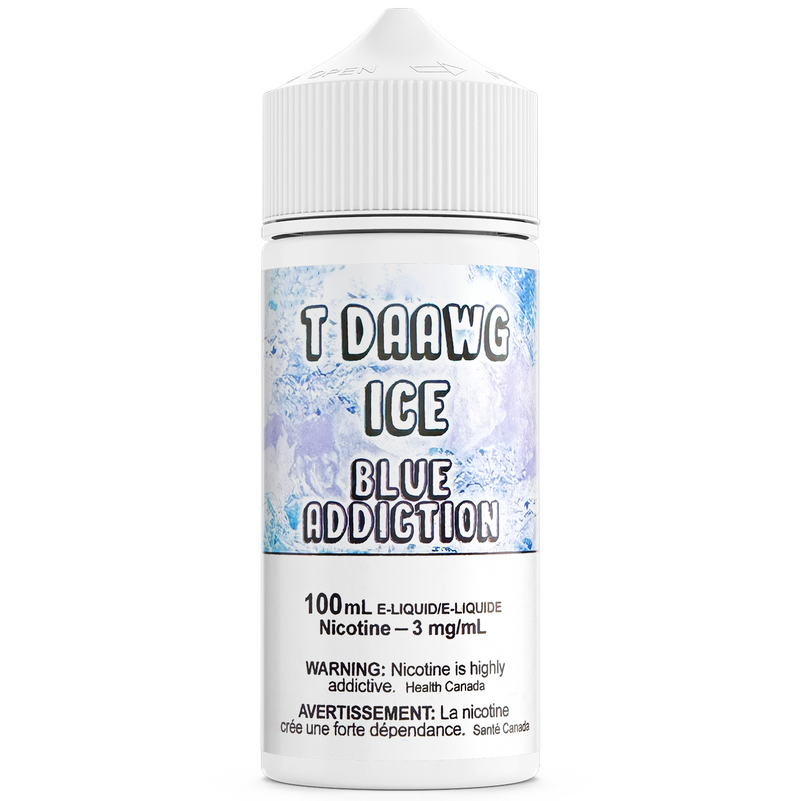 BLUE ADDICTION ON ICE • T-DAAWG 100ml-T-Daawg-Gas City Vapes