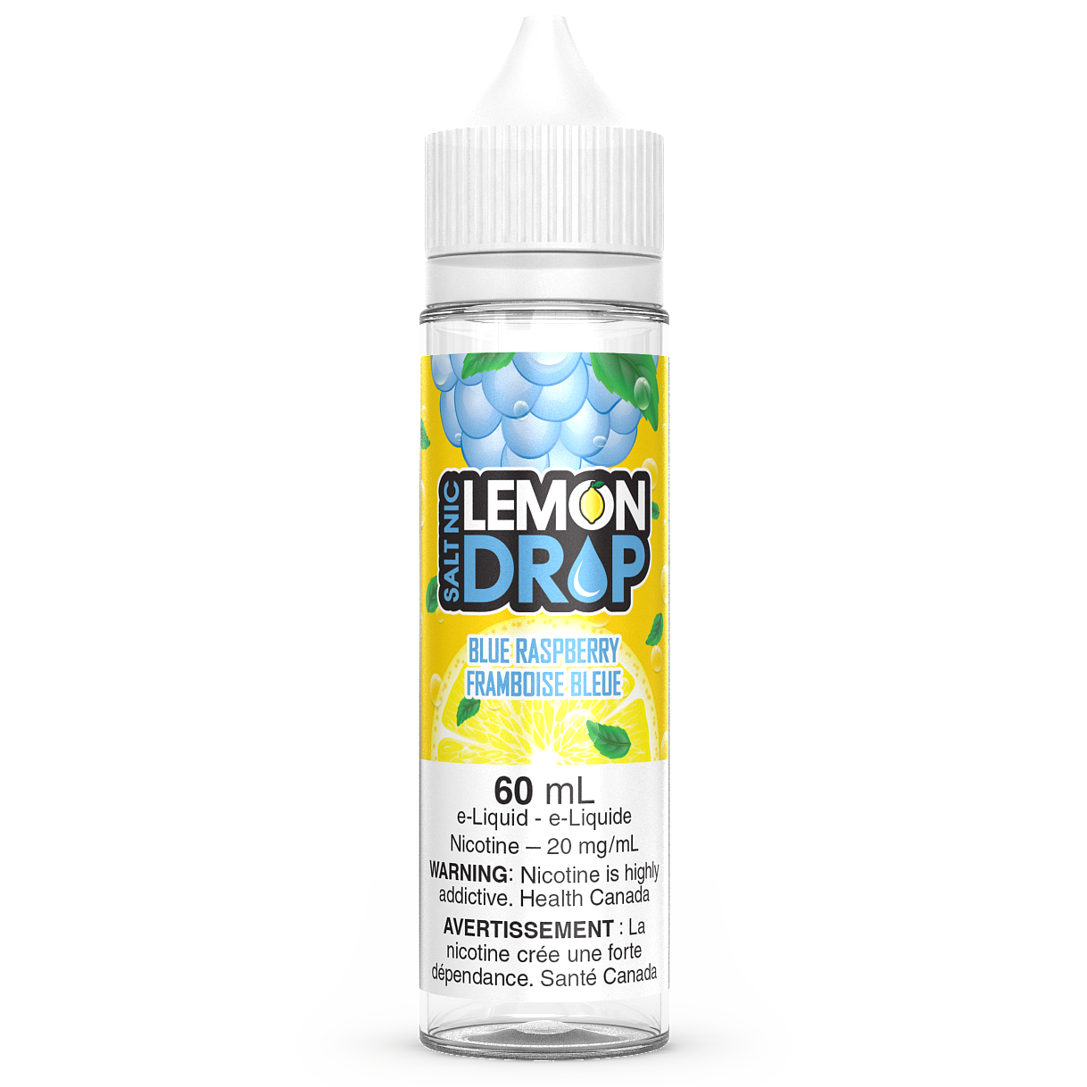 BLUE RASPBERRY - LEMON DROP SALT 60ML-Lemon Drop Salts-Gas City Vapes