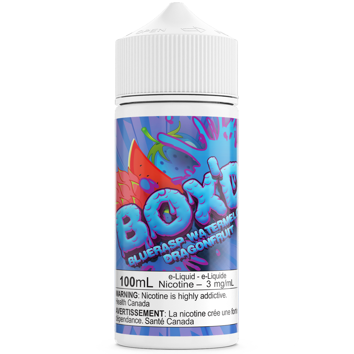 Blue Raspberry Watermelon Dragonfruit E-liquid 100mL