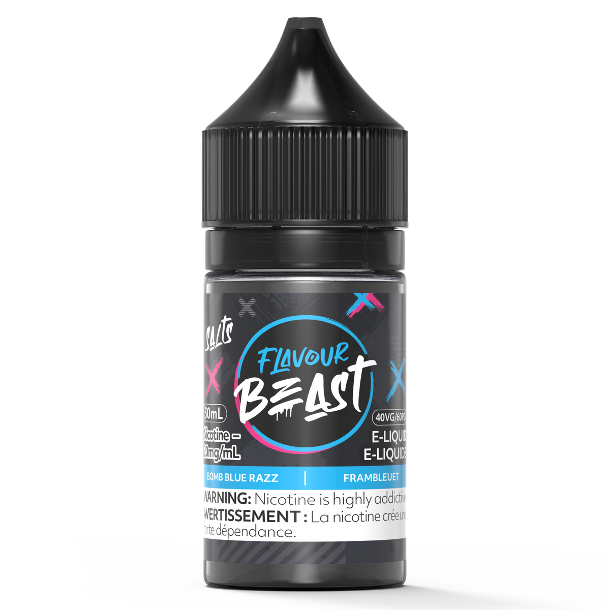Blue Raspberry Flavour Beast Nic Salt 30mL