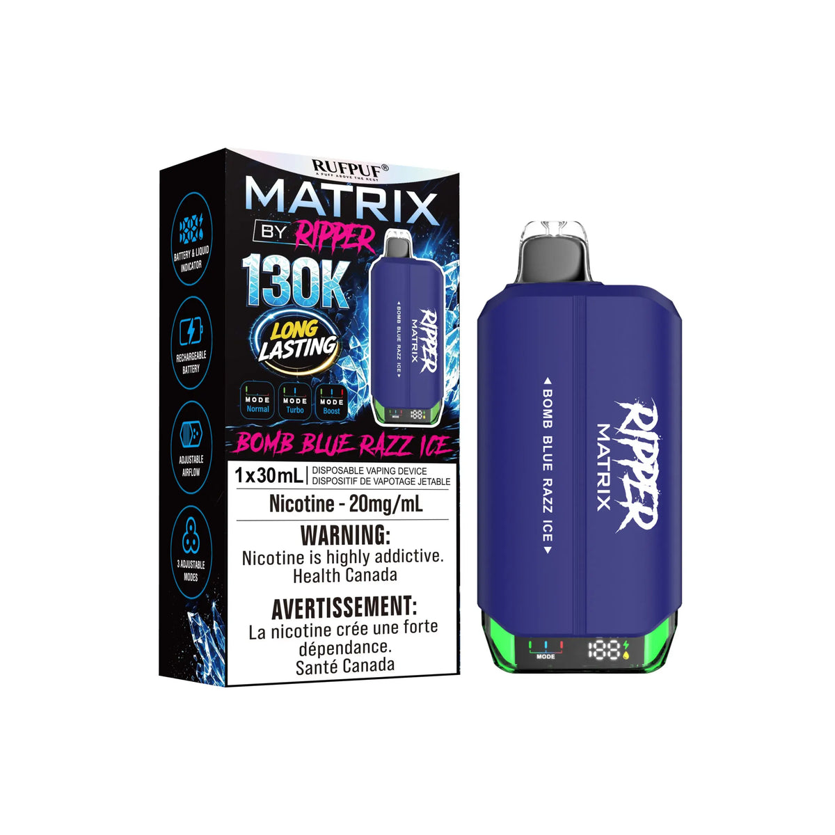 RIPPER MATRIX 130K 30ML DISPOSABLE VAPE [PROV]
