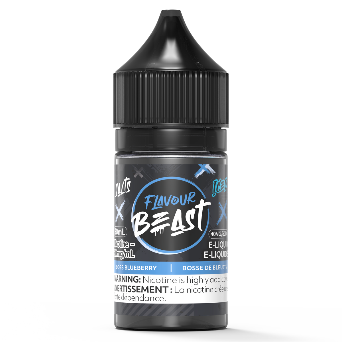 Blueberry Iced Flavour Beast Nic Salt 30mL