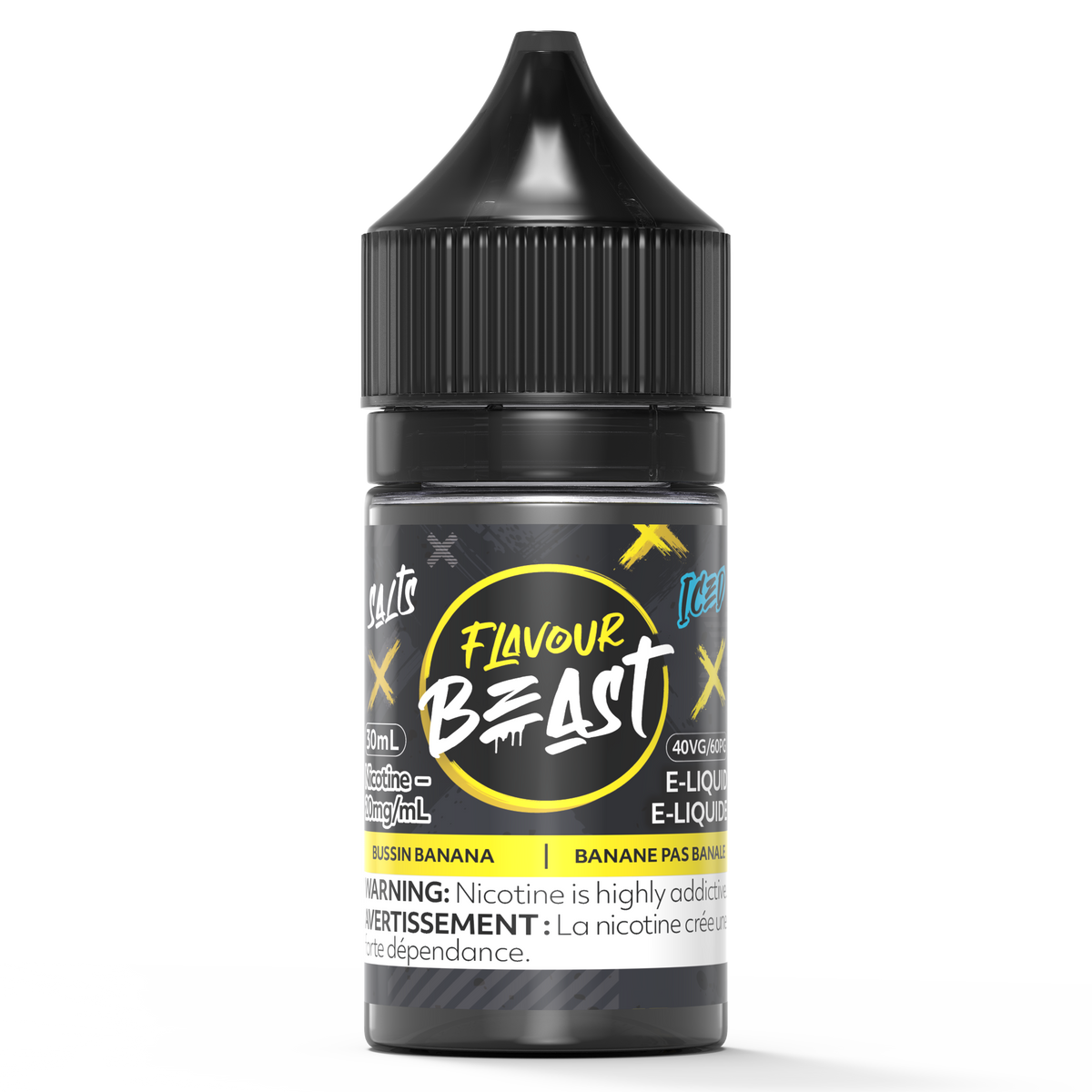 Banana Iced Flavour Beast Nic Salt 30mL