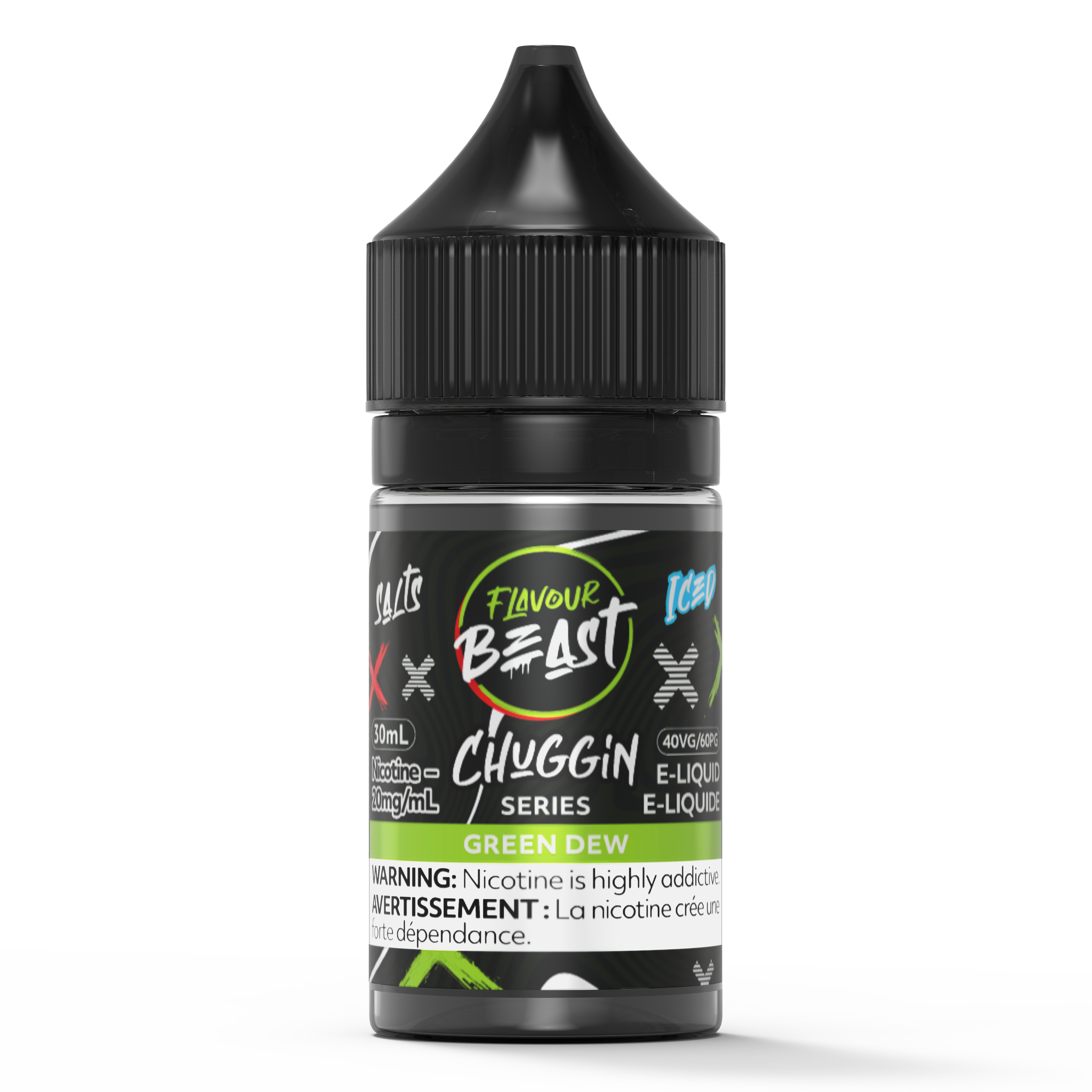 CHUGGIN GREEN DEW - FLAVOUR BEAST 30ML-FLAVOUR BEAST SALTS-Gas City Vapes