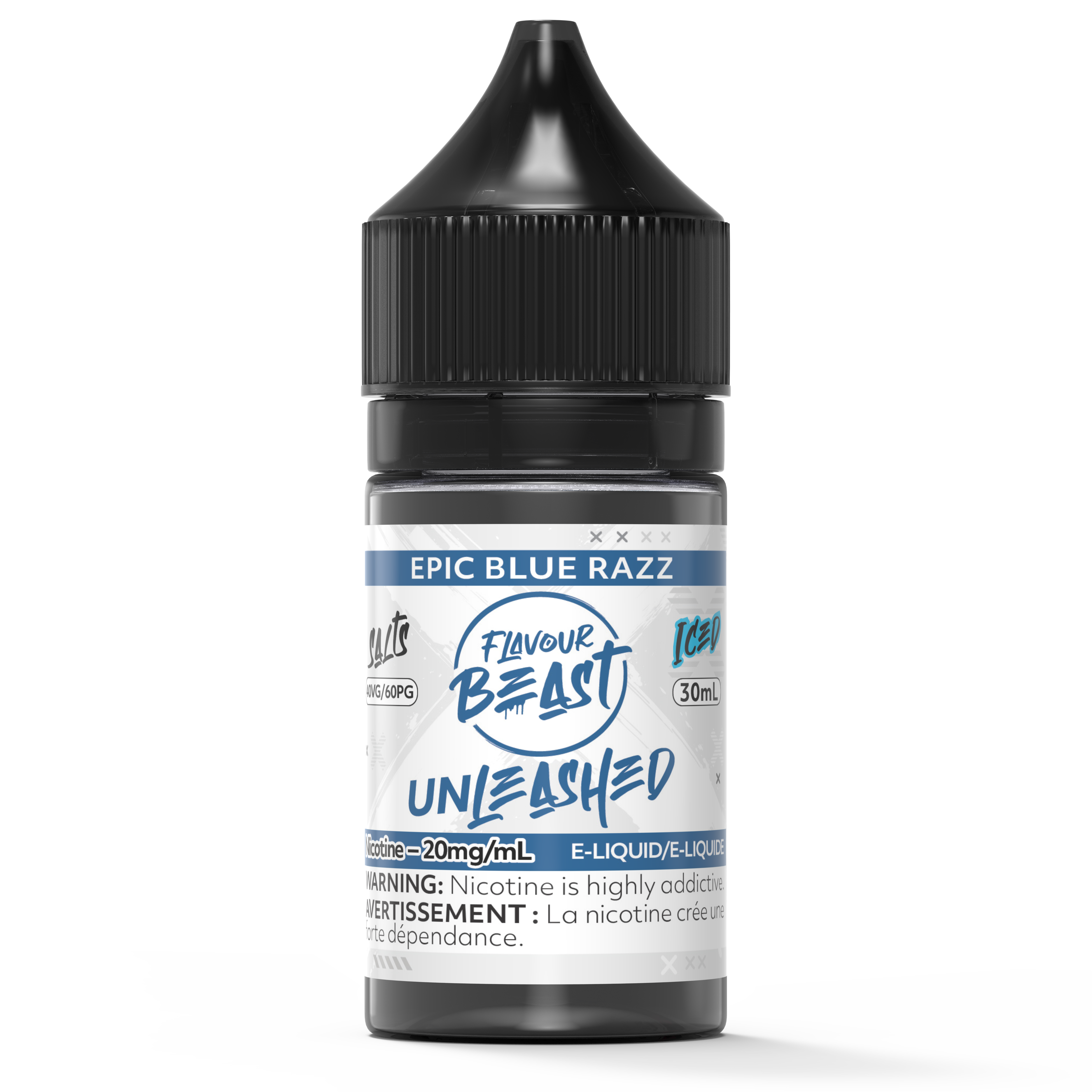 EPIC BLUE RAZZ - FLAVOUR BEAST UNLEASHED SALT 30ML-FLAVOUR BEAST UNLEASHED SALT-Gas City Vapes