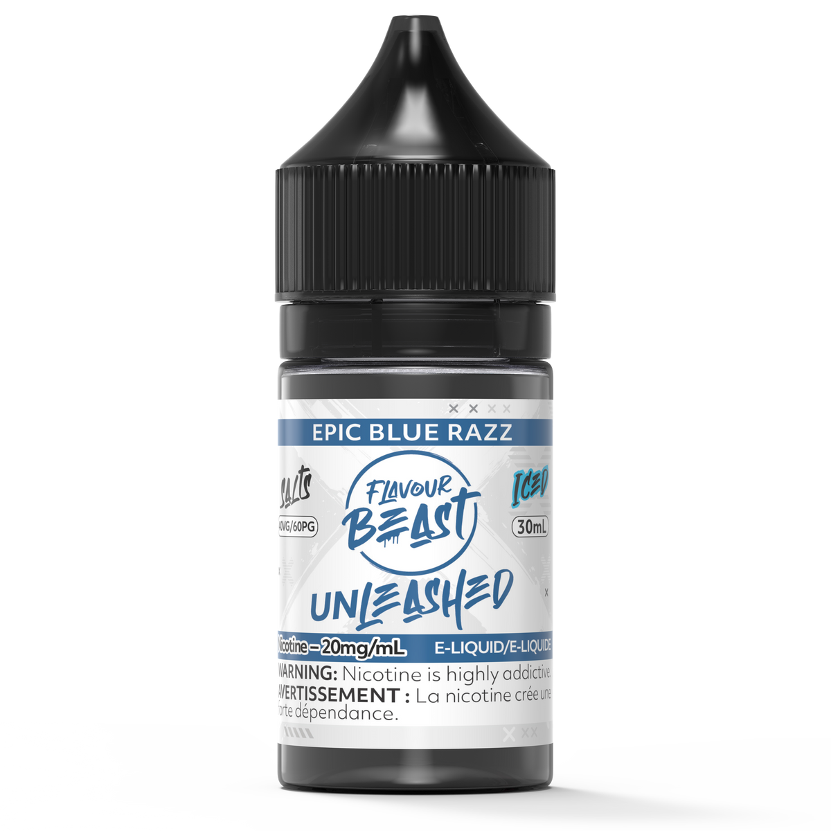 EPIC BLUE RAZZ - FLAVOUR BEAST UNLEASHED SALT 30ML-FLAVOUR BEAST UNLEASHED SALT-Gas City Vapes