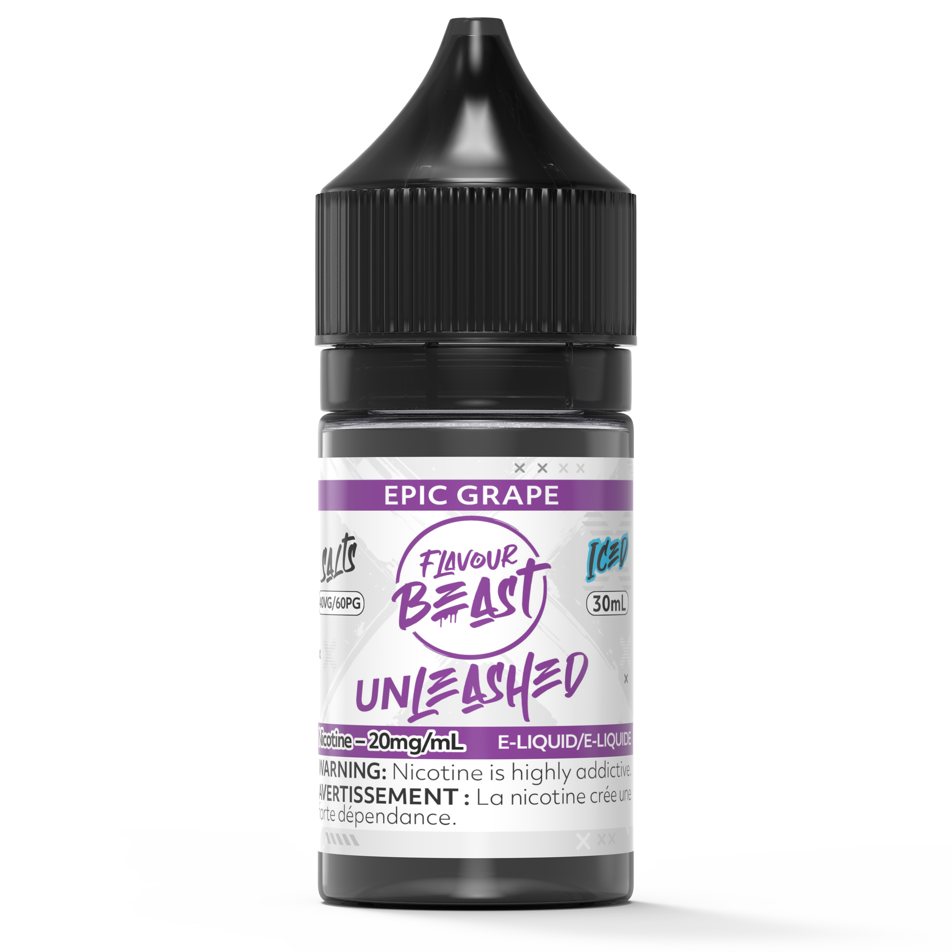 EPIC GRAPE - FLAVOUR BEAST UNLEASHED SALT 30ML-FLAVOUR BEAST UNLEASHED SALT-Gas City Vapes