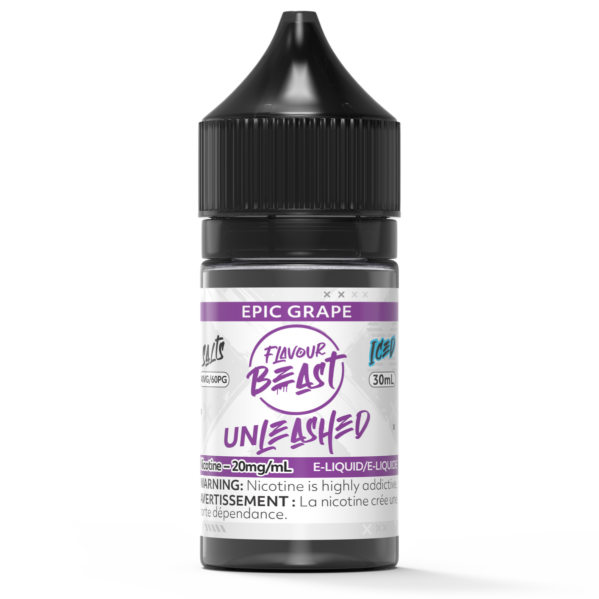EPIC GRAPE - FLAVOUR BEAST UNLEASHED SALT 30ML-FLAVOUR BEAST UNLEASHED SALT-Gas City Vapes