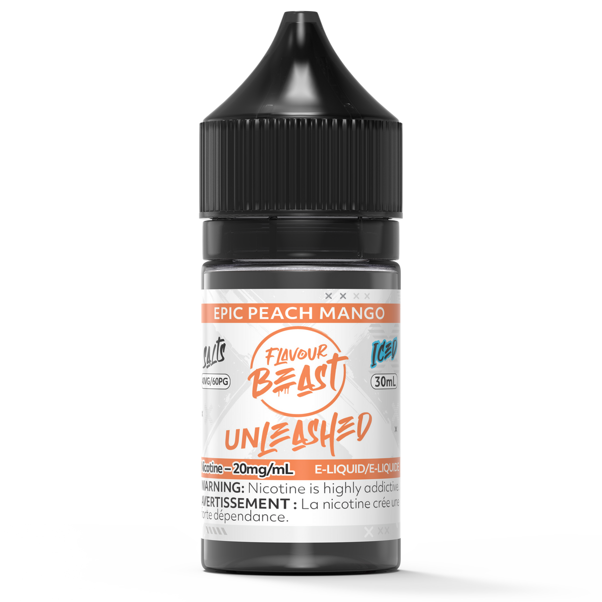 EPIC PEACH MANGO - FLAVOUR BEAST UNLEASHED SALT 30ML-FLAVOUR BEAST UNLEASHED SALT-Gas City Vapes