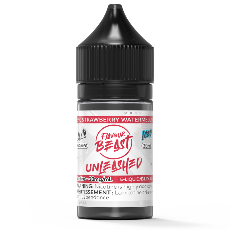 EPIC STRAWBERRY WATERMELON - FLAVOUR BEAST UNLEASHED SALT 30ML-FLAVOUR BEAST UNLEASHED SALT-Gas City Vapes