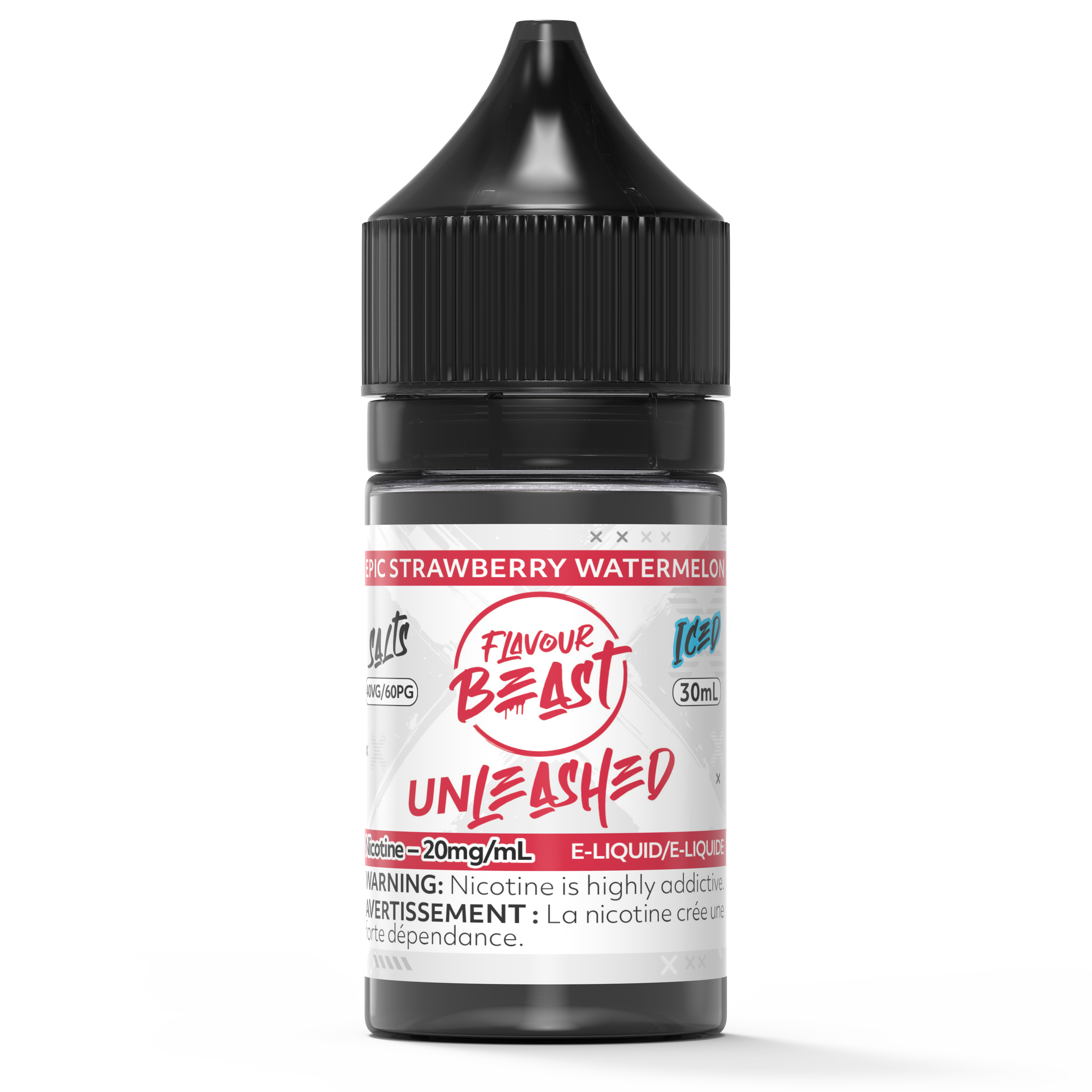 EPIC STRAWBERRY WATERMELON - FLAVOUR BEAST UNLEASHED SALT 30ML-FLAVOUR BEAST UNLEASHED SALT-Gas City Vapes