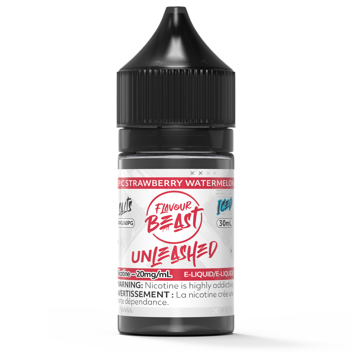 EPIC STRAWBERRY WATERMELON - FLAVOUR BEAST UNLEASHED SALT 30ML-FLAVOUR BEAST UNLEASHED SALT-Gas City Vapes