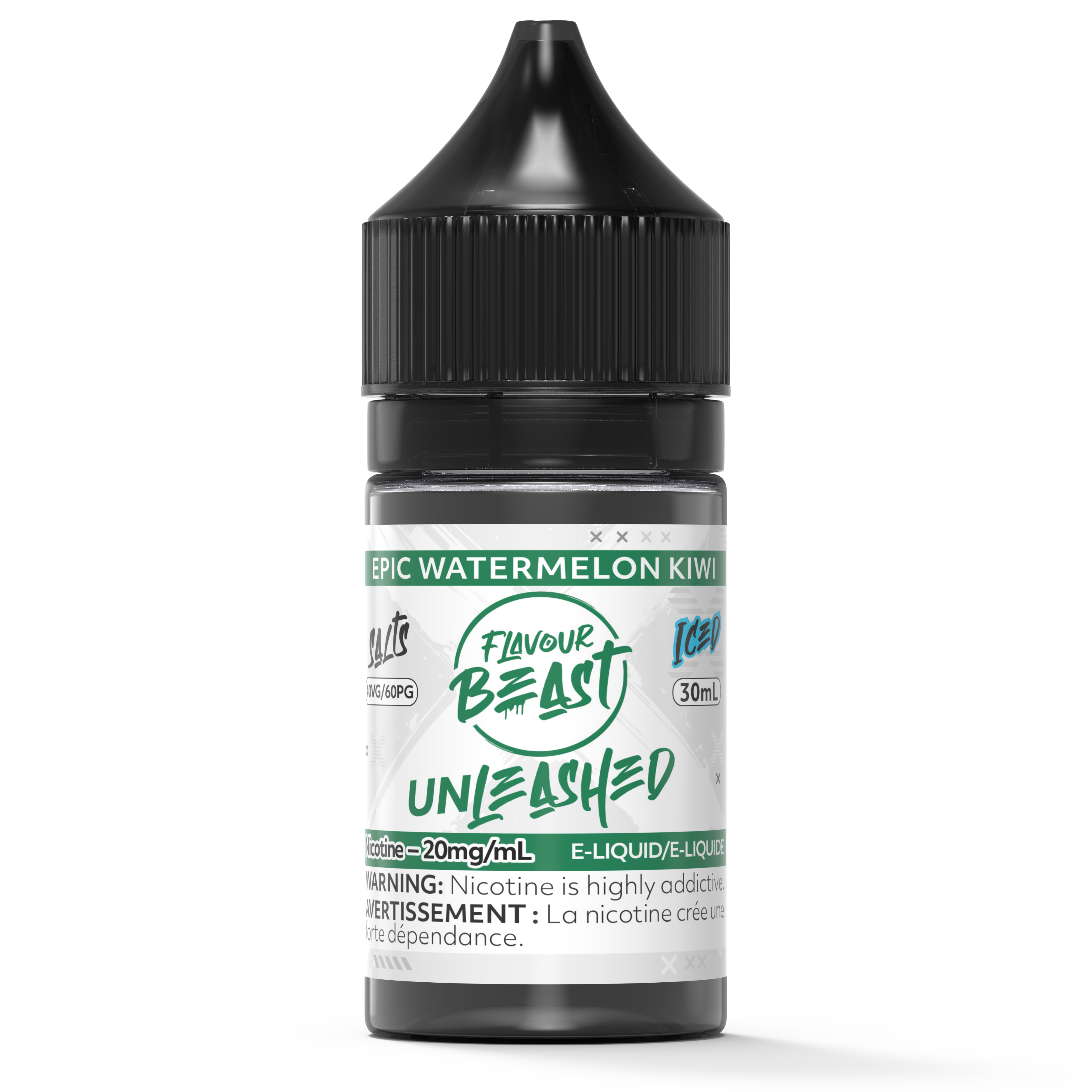 EPIC WATERMELON KIWI - FLAVOUR BEAST UNLEASHED SALT 30ML-FLAVOUR BEAST UNLEASHED SALT-Gas City Vapes