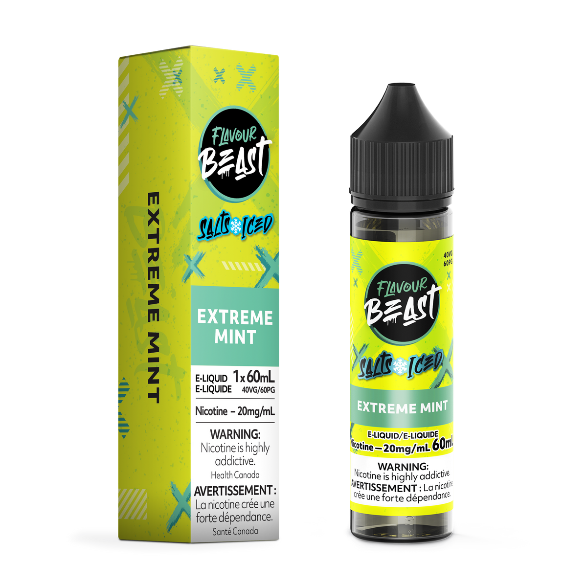 EXTREME MINT - FLAVOUR BEAST SALT 60ML-FLAVOUR BEAST SALTS-Gas City Vapes