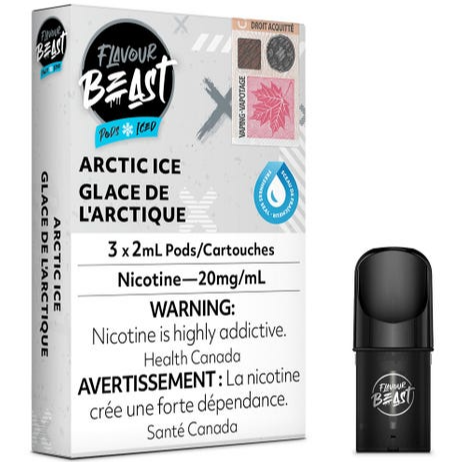 FLAVOUR BEAST POD PACK - ARCTIC ICE-FLAVOUR BEAST PODS-Gas City Vapes