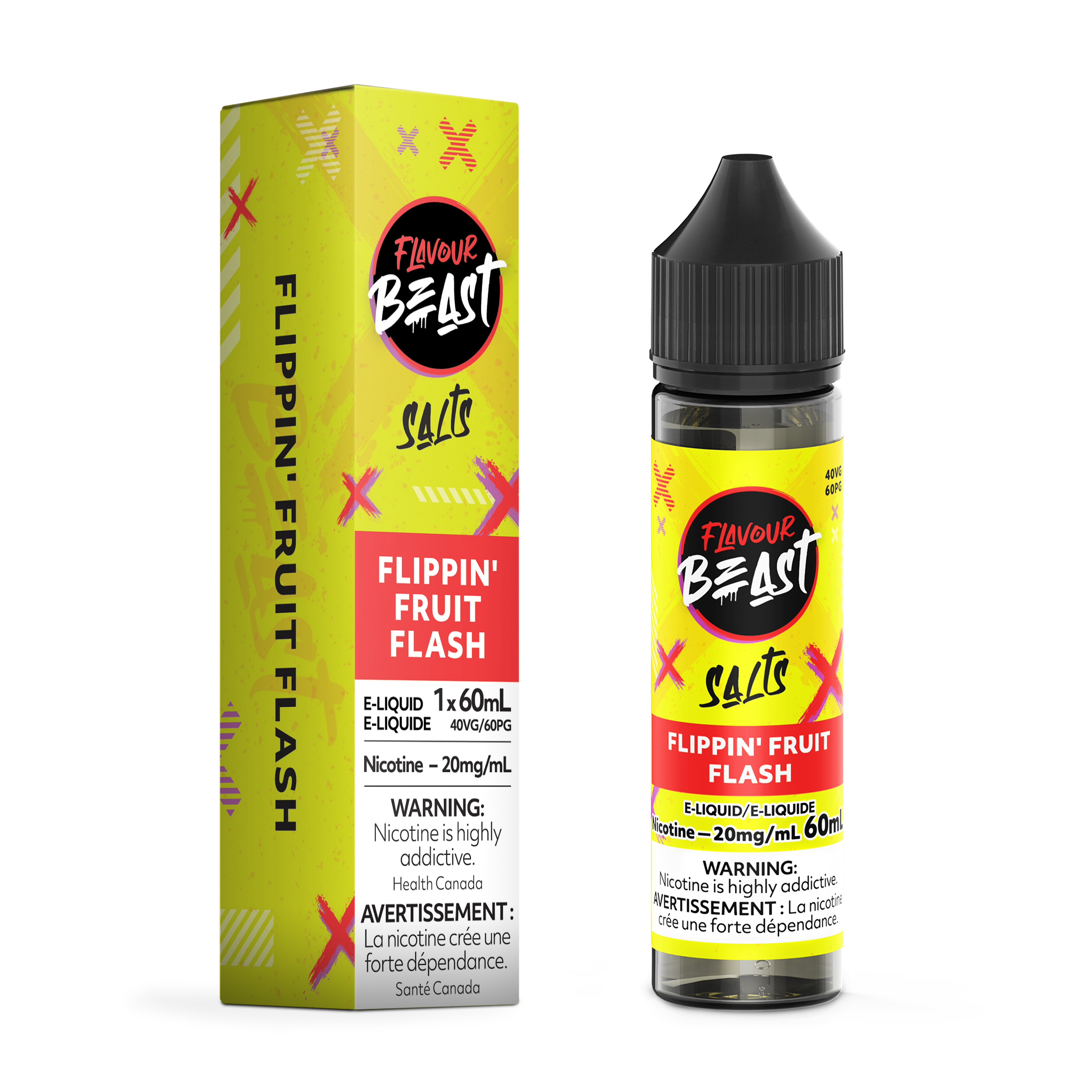 Fruit Punch Flavour Beast Nic Salt 60mL