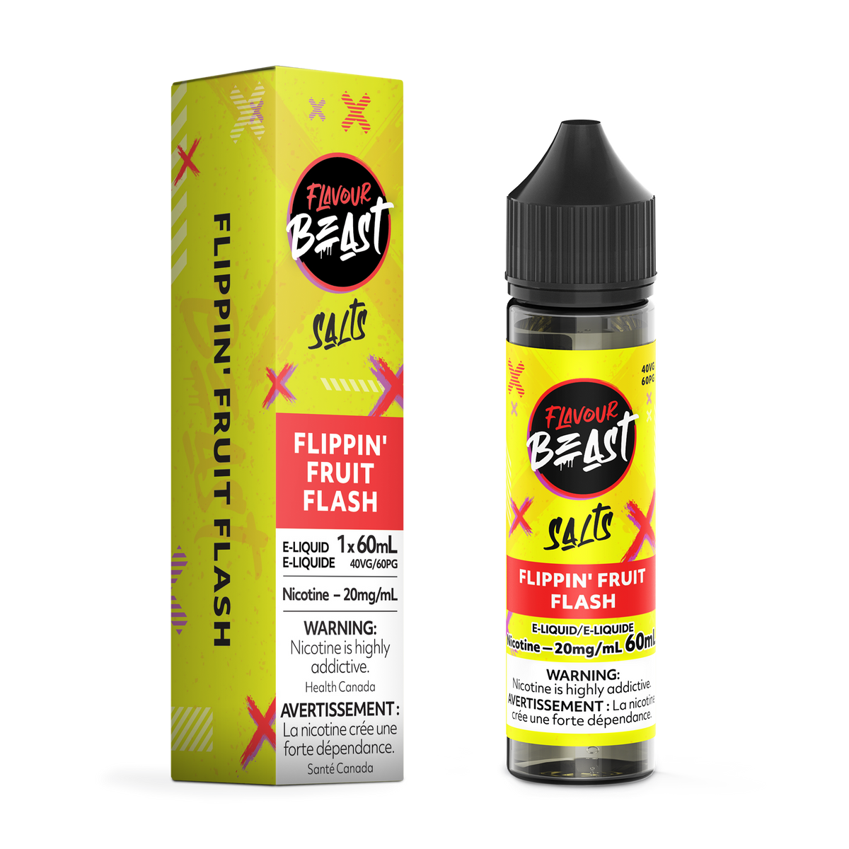 Fruit Punch Flavour Beast Nic Salt 60mL