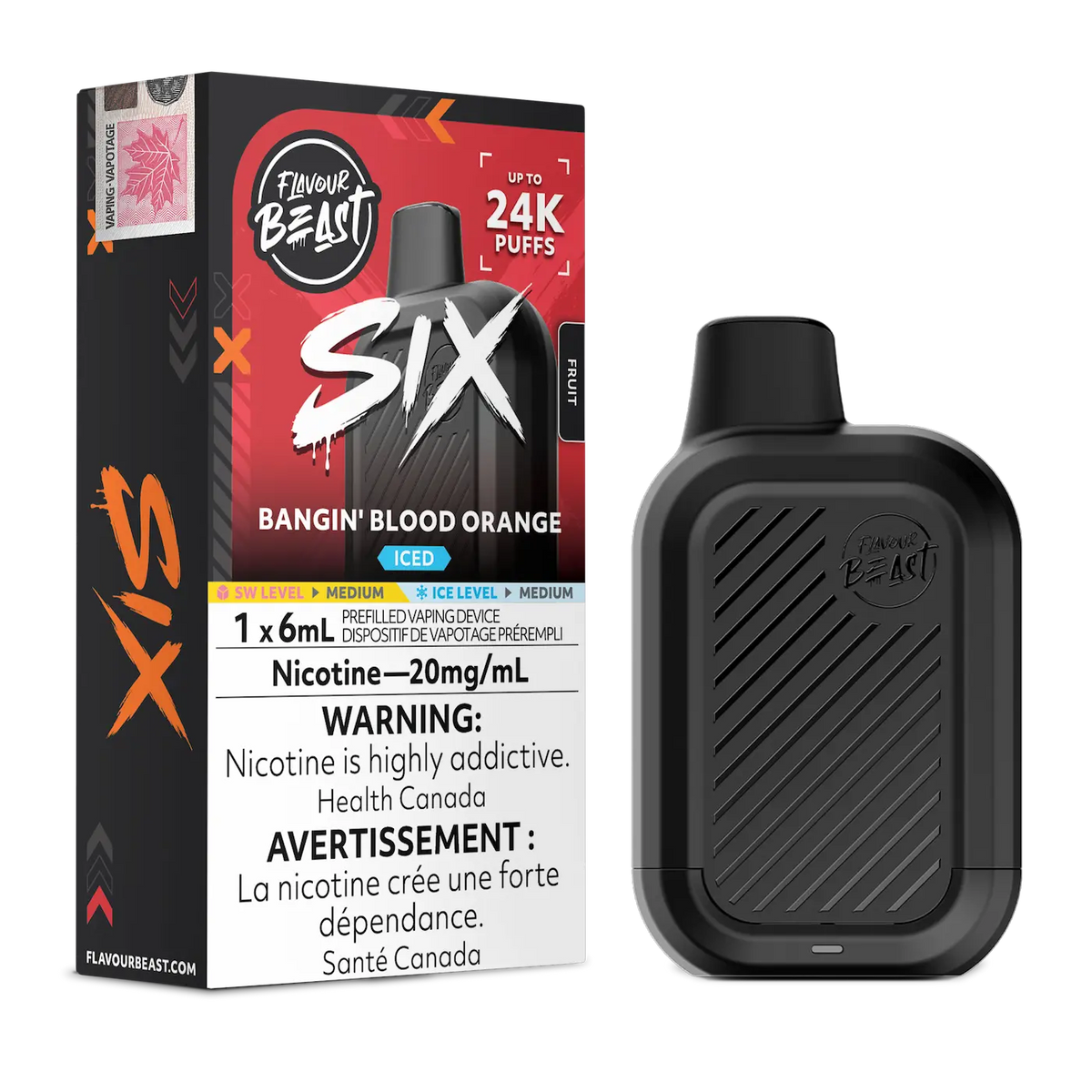 FLAVOUR BEAST SIX 24K DISPOSABLE VAPE [PROV]