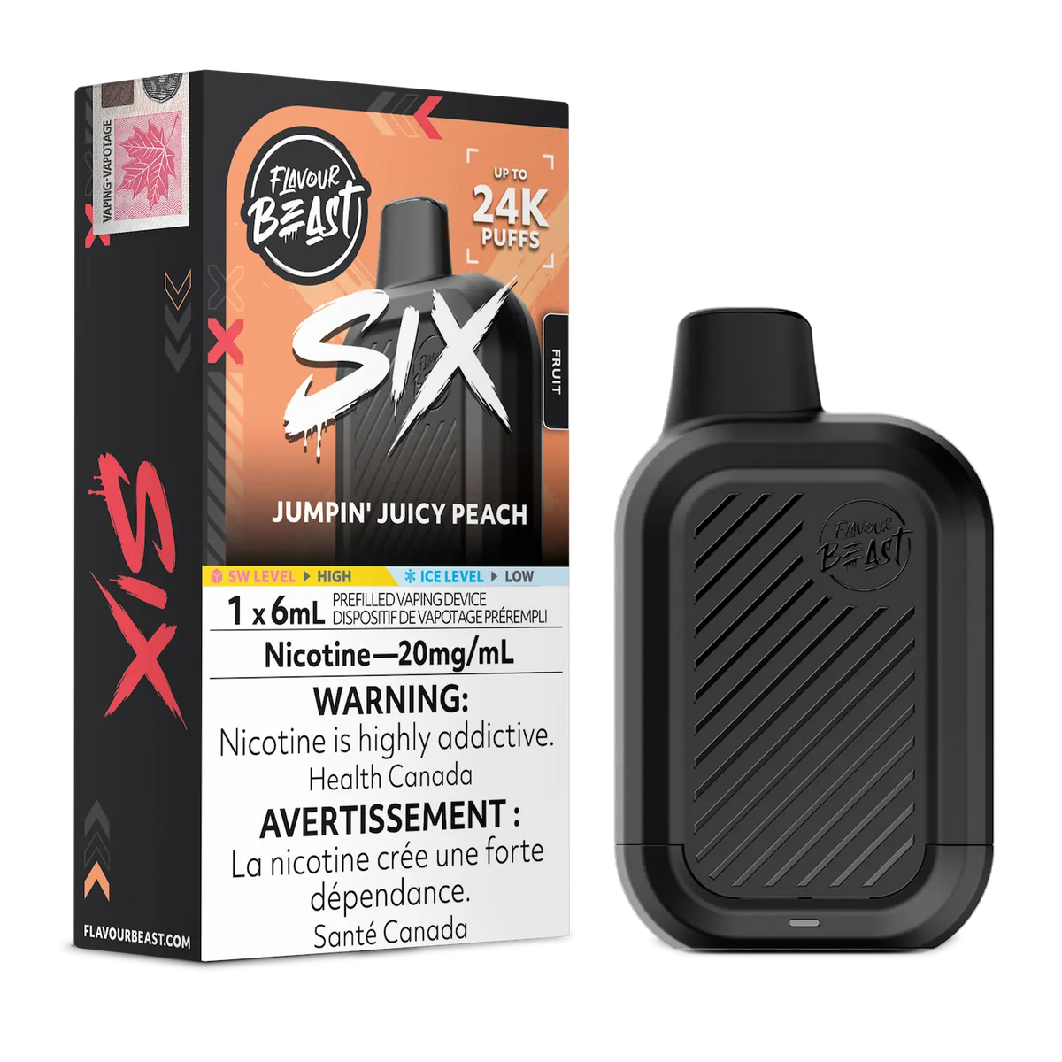 FLAVOUR BEAST SIX 24K DISPOSABLE VAPE [PROV]