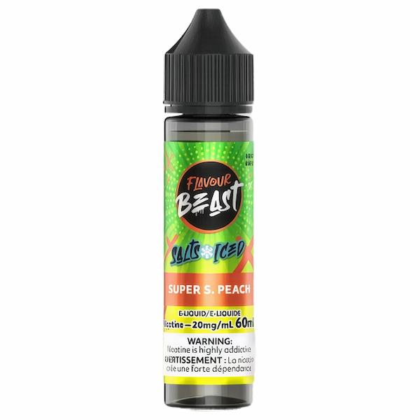 SUPER S. PEACH ICED - FLAVOUR BEAST SALT [FED]