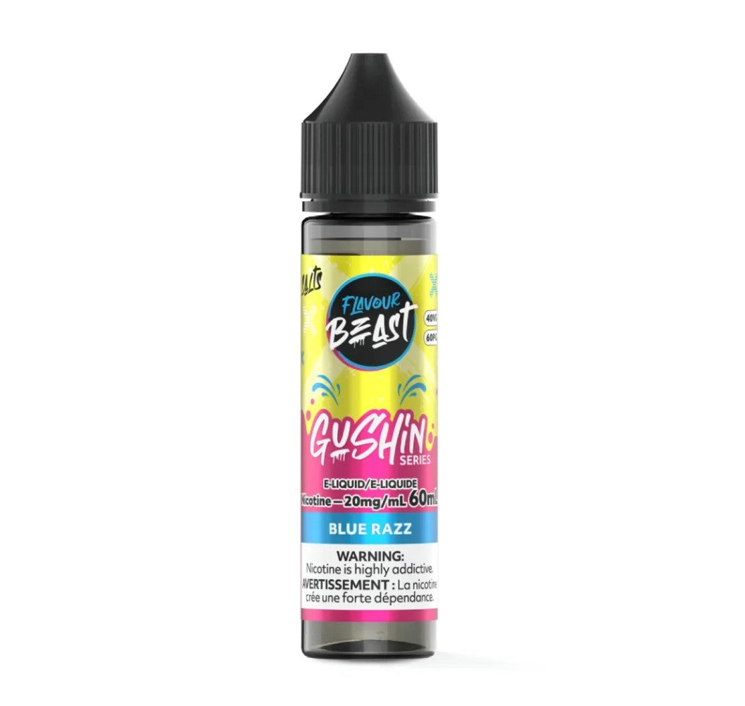 GUSHIN BLUE RAZZ - FLAVOUR BEAST SALTS 60ML [PROV]