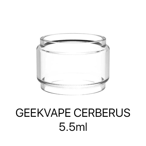 GEEKVAPE CERBERUS REPLACEMENT BUBBLE GLASS 5.5ML-Geekvape-Gas City Vapes