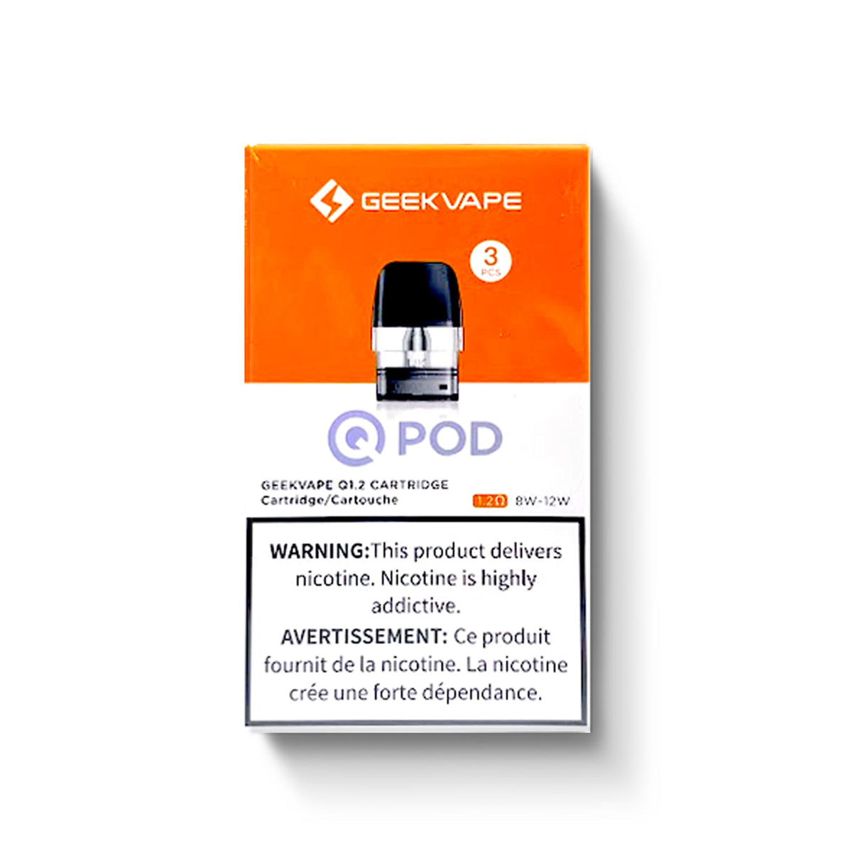 GEEKVAPE Q REPLACEMENT PODS (3 PACK) GEEKVAPE Q REPLACEMENT PODS (3 PACK)
