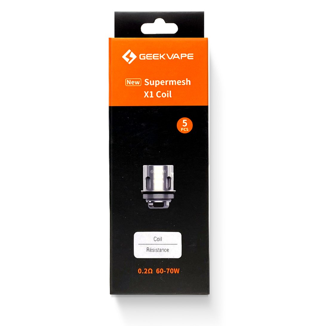 GEEKVAPE SUPER MESH REPLACEMENT COILS (5 PACK)-Geekvape-Gas City Vapes