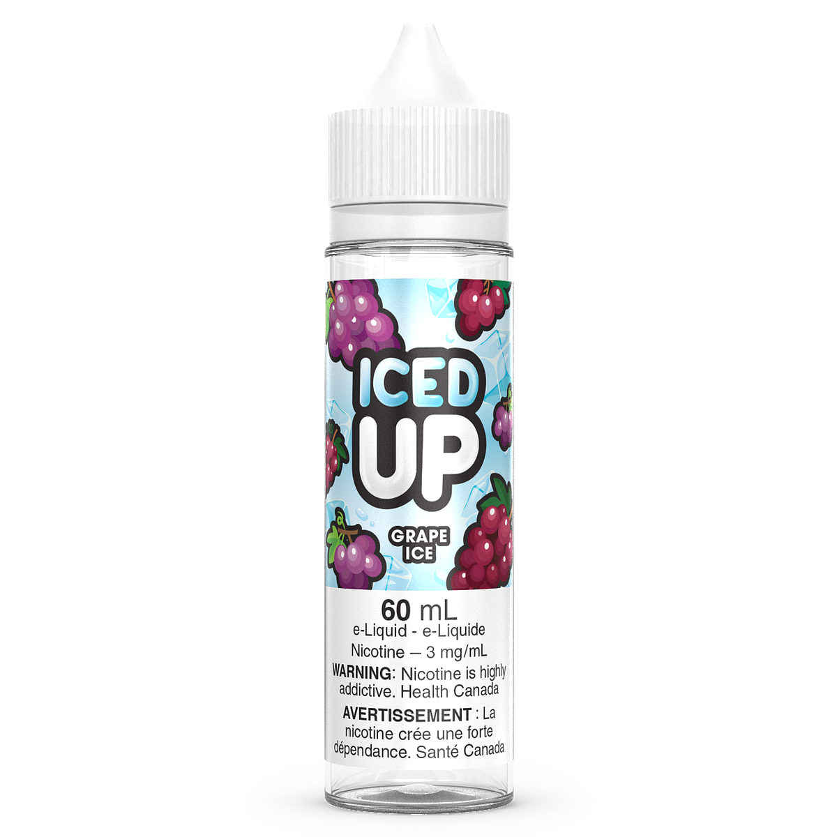 GRAPE ICE - ICED UP 60ML-ICED UP E-LIQUID-Gas City Vapes