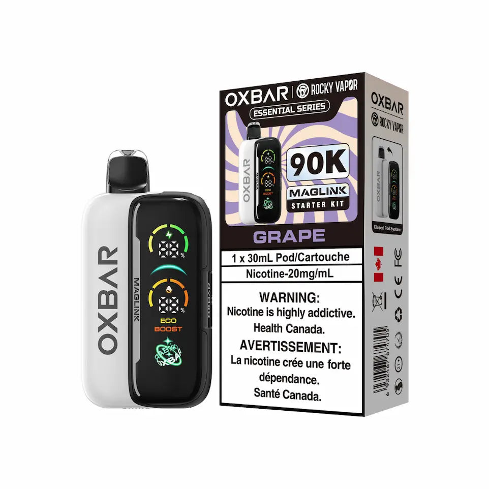 ROCKY VAPOR X OXBAR - MAGLINK 90K PUFF STARTER KIT [AB]